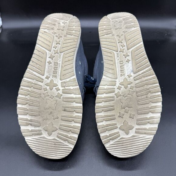 Hey Dude Wally Stretch Blue Mens Size 10 110382600 Comfort Casual Slip On - Picture 7 of 7